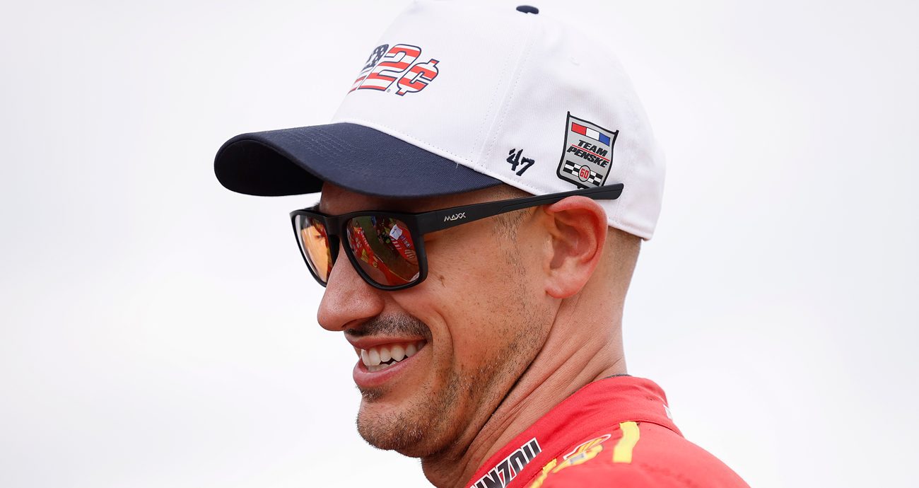 Joey Logano, driver of the No. 22 Shell Pennzoil Ford, looks on befor the NASCAR Cup Series Hollywood Casino 400 at Kansas Speedway on Sept. 27, 2026 in Kansas City, Kansas.