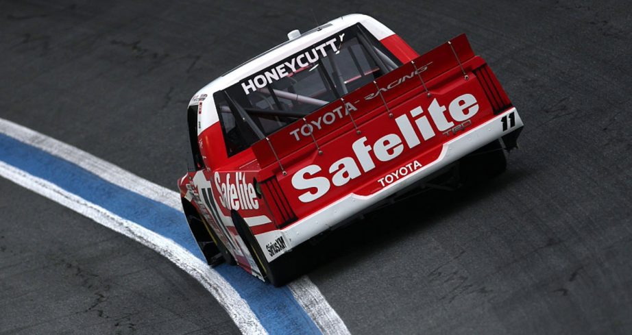 Kaden Honeycutt drives at Charlotte.