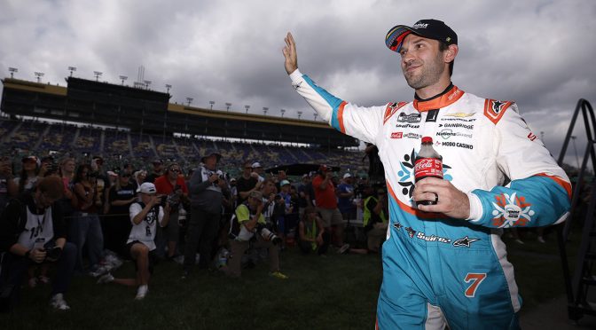 Featured image for Suárez ‘pretty close’ on locking ’27 plans; reflects on Busch, emotional Coca-Cola 600 win