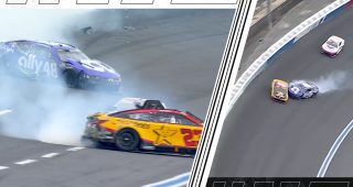 Promo Image for Bowman, Wallace slam wall in hard Stage 1 crash at Charlotte