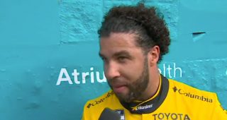 Promo Image for Wallace on hard Charlotte crash: 'No hard feelings, it's just racing'