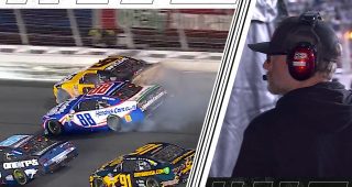 Promo Image for JRM teammates Caruth, Finch slam wall after contact