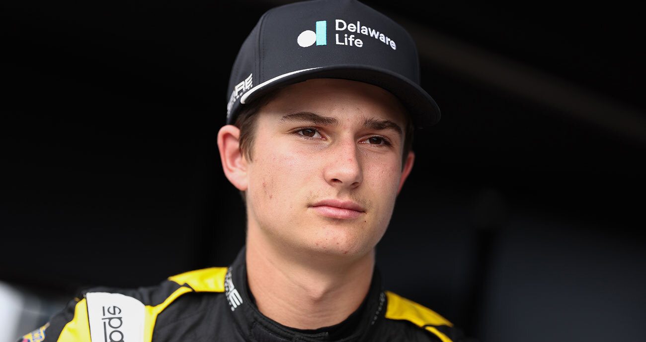 Tristan McKee looks on during qualifying for the NASCAR Craftsman Truck Series race at New Hampshire Motor Speedway on Aug. 21, 2026, in Loudon, New Hampshire.
