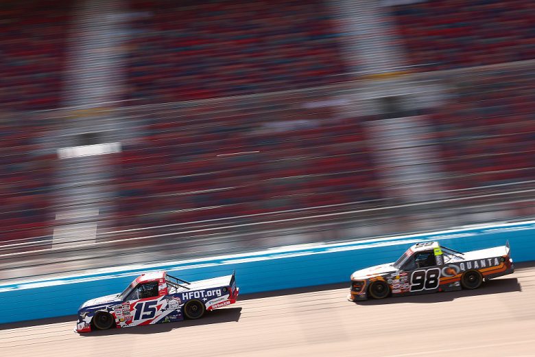 Tanner Gray and Jake Garcia drive at Phoenix.