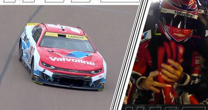 Kyle Larson struggles in Phoenix qualifying as Chase door opens