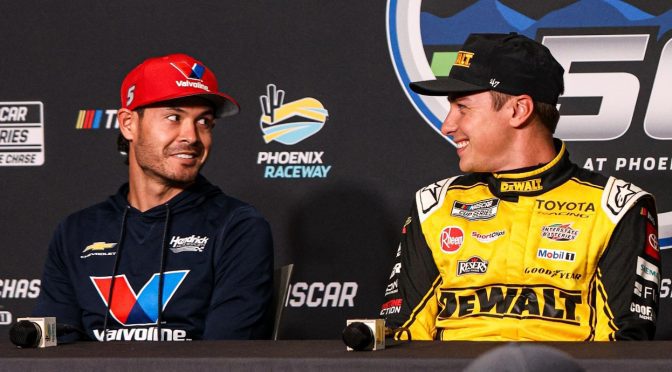 Featured Image for Kyle Larson, Christopher Bell enjoy rivalry that’s not quite friendly