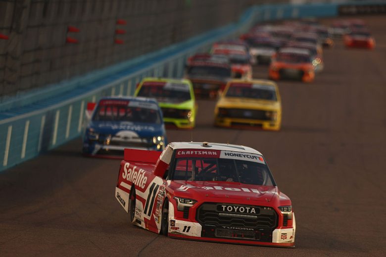Kaden Honeycutt drives at Phoenix.