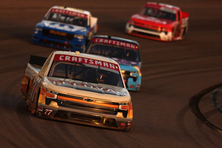 Tristan McKee drives at Phoenix.