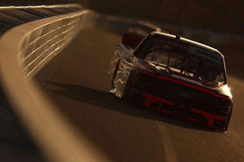 Ben Rhodes drives at Phoenix.