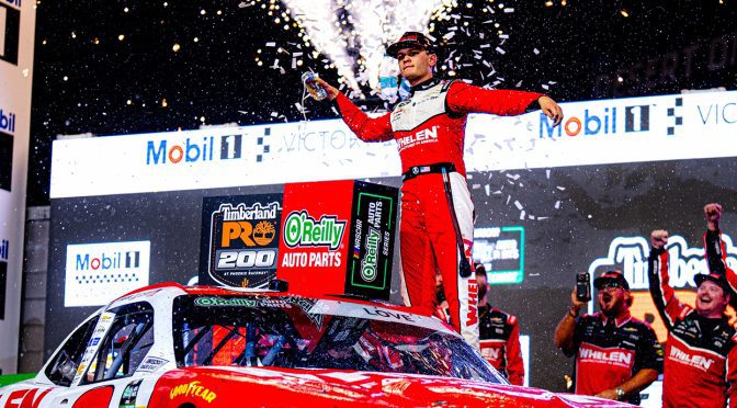 Featured Image for Jesse Love dominates, holds off Mayer late to win O’Reilly Chase race at Phoenix
