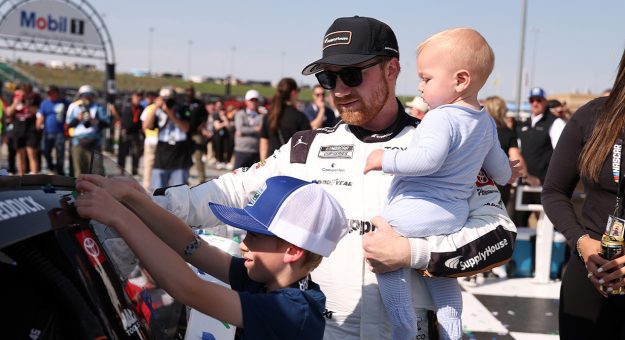 Reddick shares how family helps him navigate racing's ups and downs
