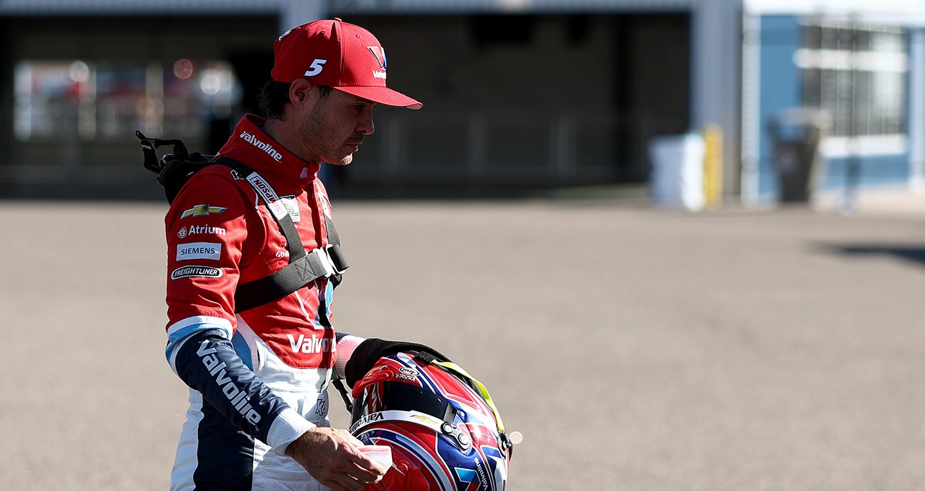 Kyle Larson during the NASCAR Cup Series race at Phoenix.