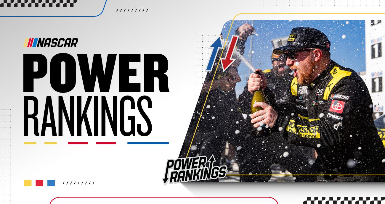 tyler reddick power rankings graphic