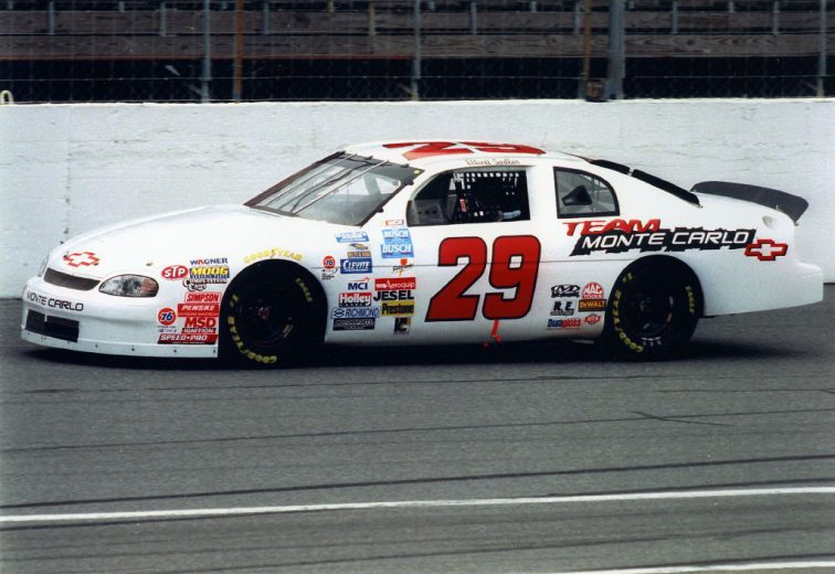 Elliott Sadler drives the No. 29 Chevrolet.