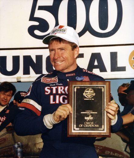 Mark Martin poses for a photo.