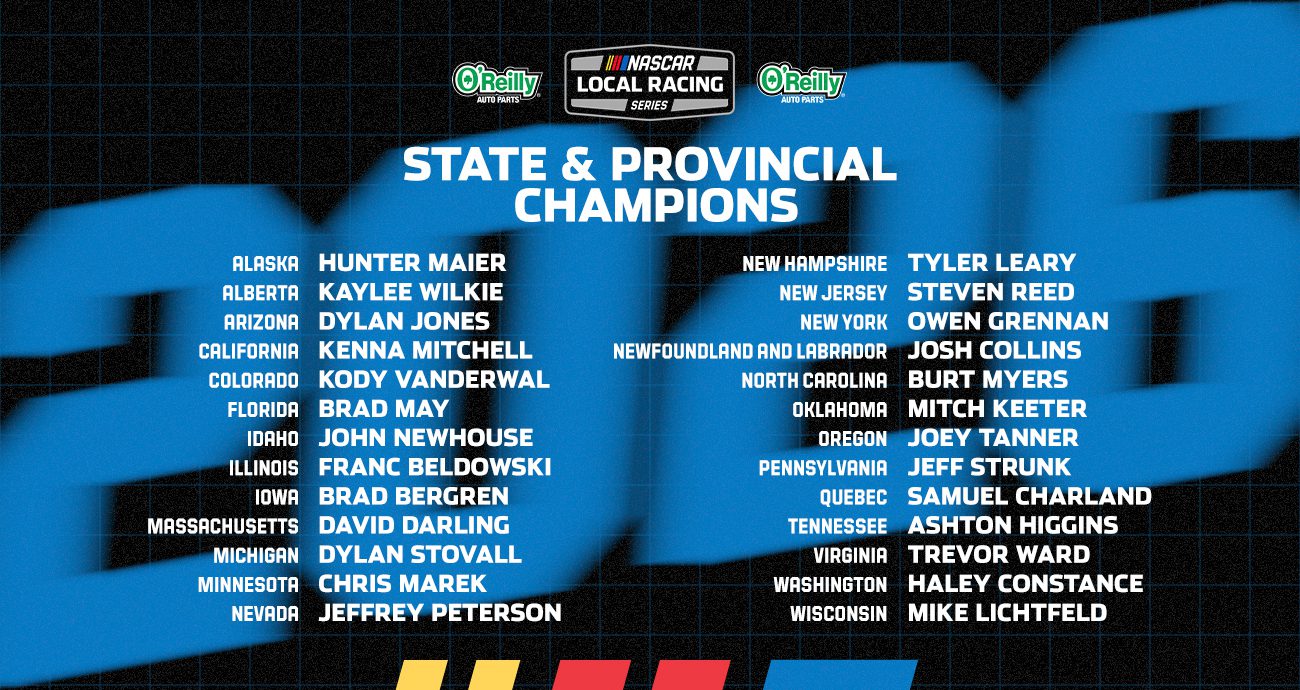 State and provincial champions