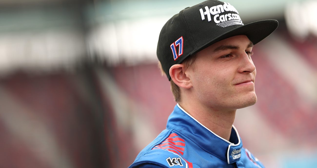 Corey Day, driver of the No. 17 HendrickCars.com Chevrolet, looks on during practice for the NASCAR O'Reilly Auto Parts Series Timberland PRO 200 at Phoenix Raceway on Oct. 17, 2026 in Avondale, Arizona.