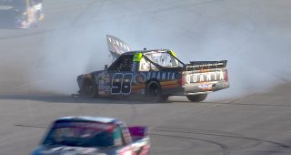 Promo Image for Talladega trouble: Hard crash for Garcia brings out caution
