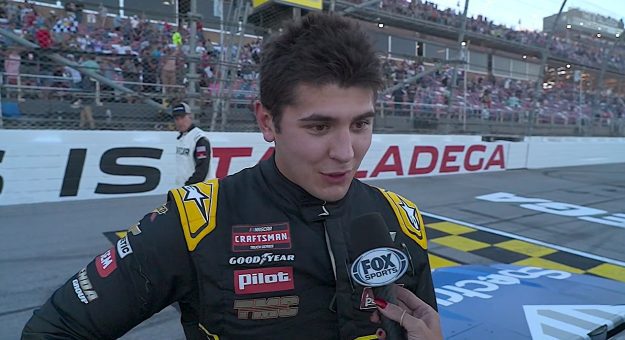 'I am a winner': Sammy Smith celebrates Talladega Truck triumph