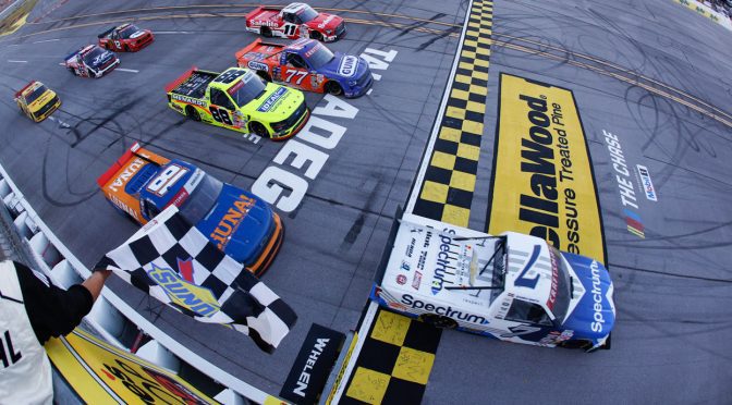 Sammy Smith Claims First Career NASCAR Truck Series Win at Talladega