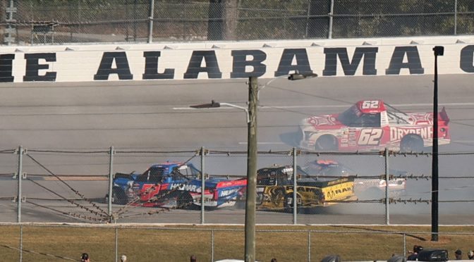 Featured image for Tony Stewart, Cleetus McFarland involved in Stage 1 crash at Talladega