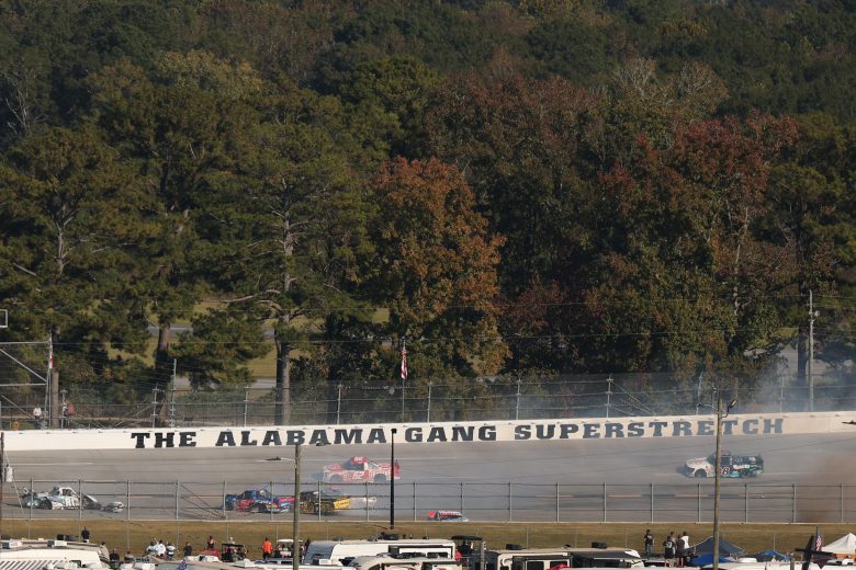 Truck Series crash at Talladega.