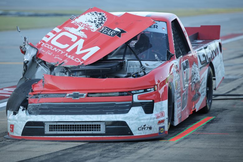 Grant Enfinger damage at Talladega.