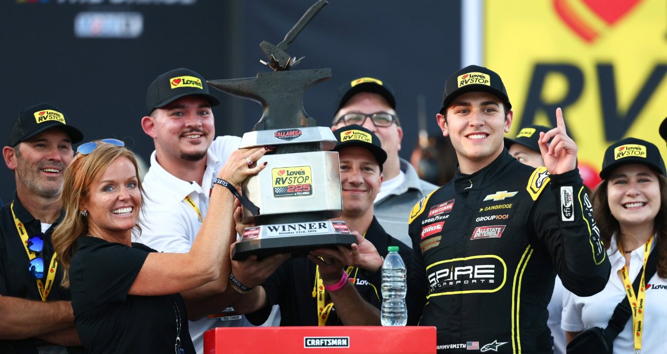 Promo Image for Every 2026 Truck Series victor so far following Smith win