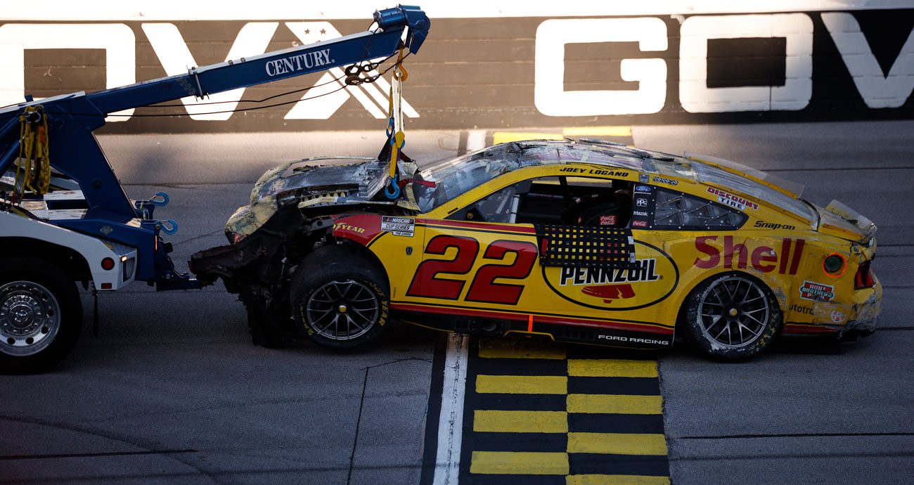 A view of Joey Logano