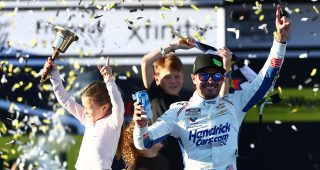 Promo Image for Larson the 13th different winner in last 13 'Dega contests