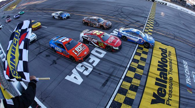 Featured Image for Kyle Larson scores first superspeedway win in Talladega Chase race