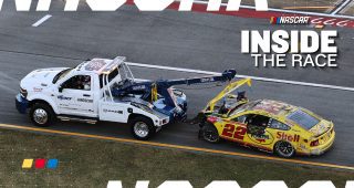 Promo Image for How safety crews righted Logano's overturned car