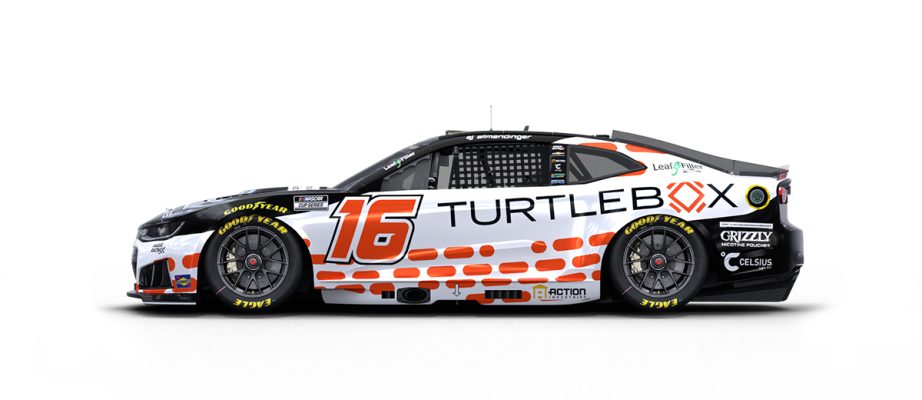 A graphic depicting the No. 16 Chevrolet.