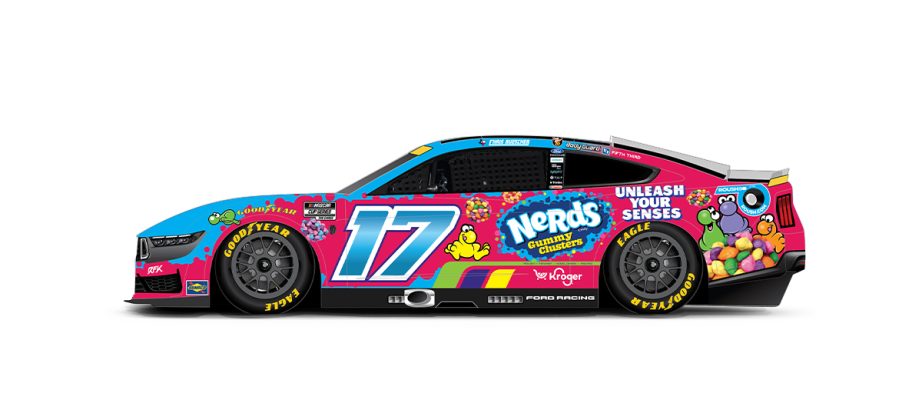 A graphic depicting the No. 17 Ford.