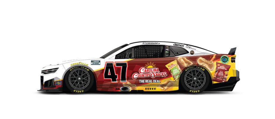 A graphic depicting the No. 47 Chevrolet.