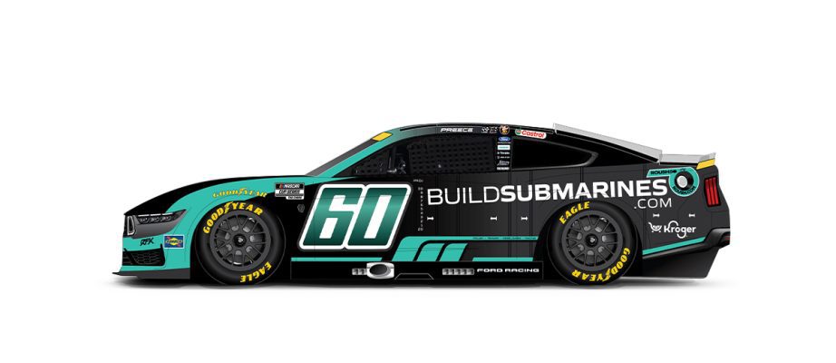 A graphic depicting the No. 60 Ford.