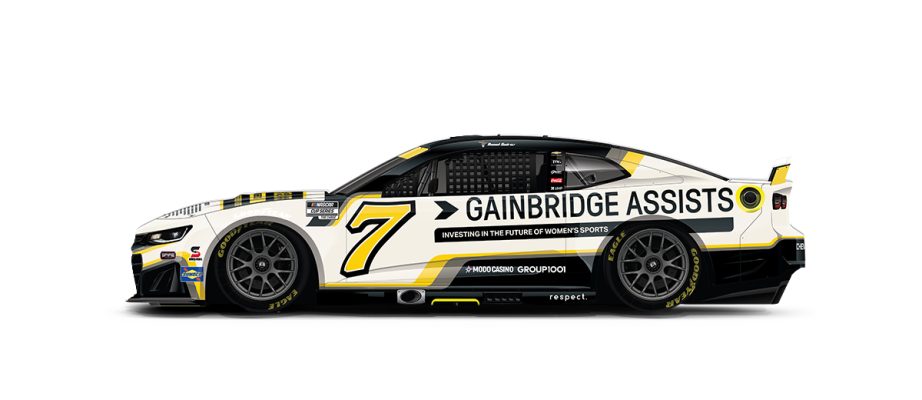 A graphic depicting the No. 7 Chevrolet.