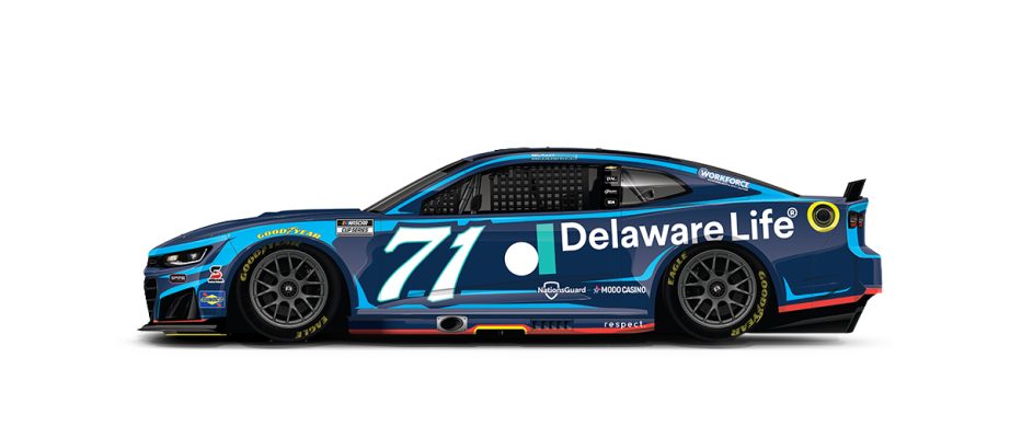 A graphic depicting the No. 71 Chevrolet.