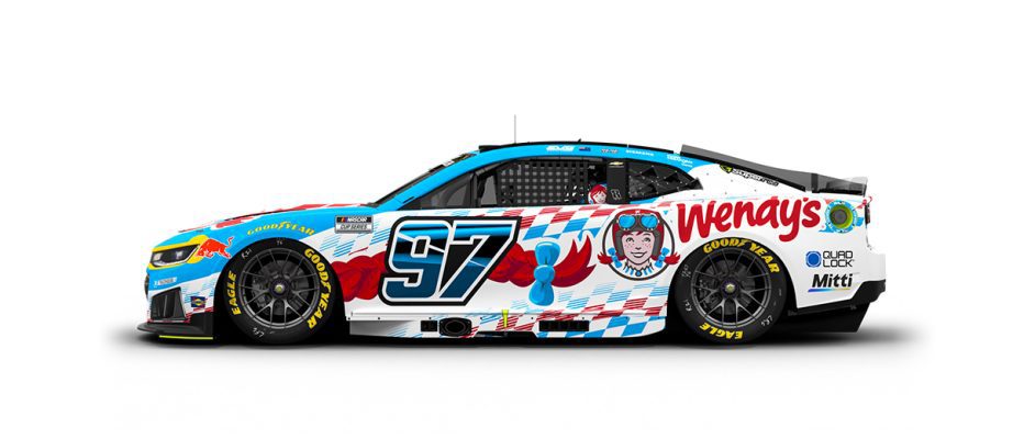 A graphic depicting the No. 97 Chevrolet.