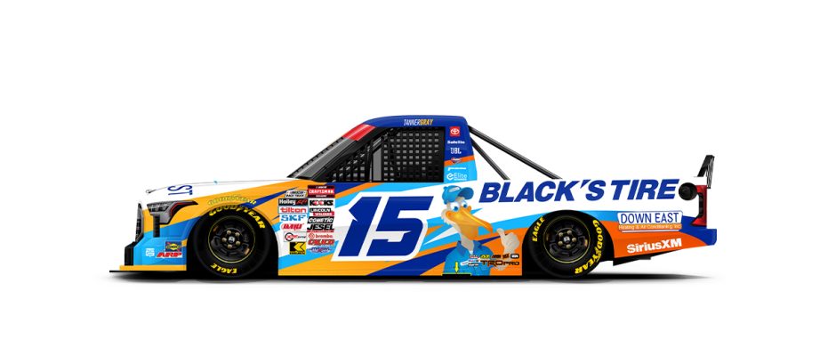 A graphic depicting the No. 15 Toyota.