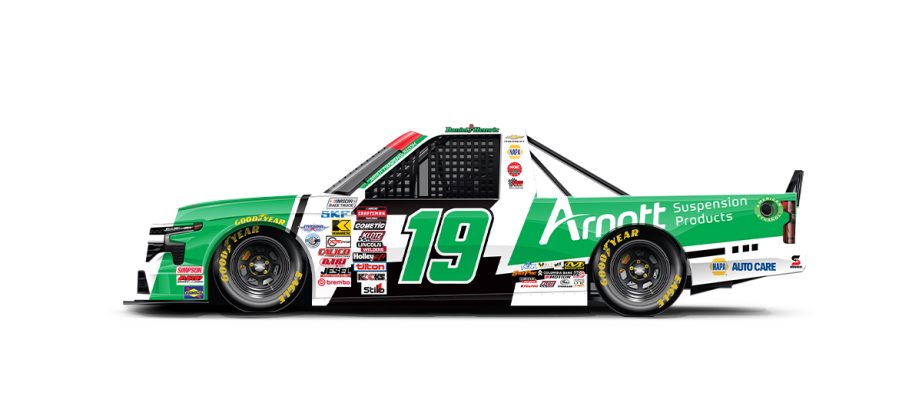 A graphic depicting the No. 19 Chevrolet.