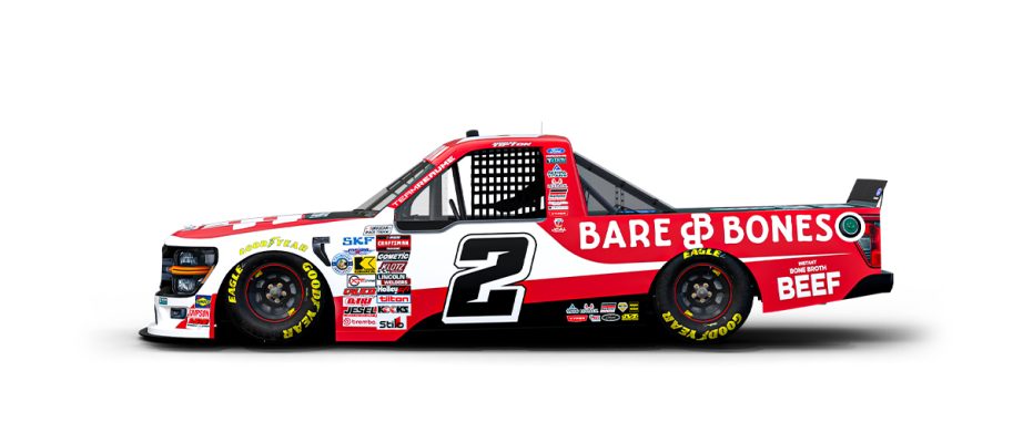A graphic depicting the No. 2 Ford.
