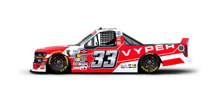 A graphic depicting the No. 33 Ford.