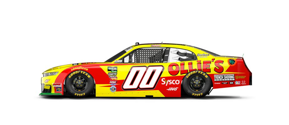 A graphic depicting the No. 00 Chevrolet.