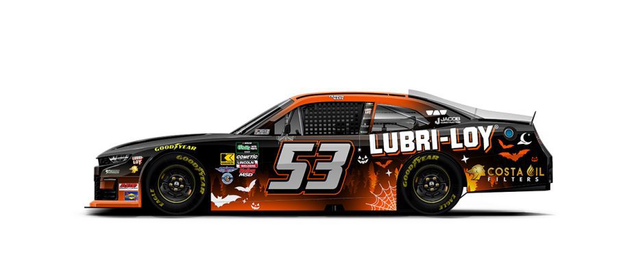 A graphic depicting the No. 53 Chevrolet.