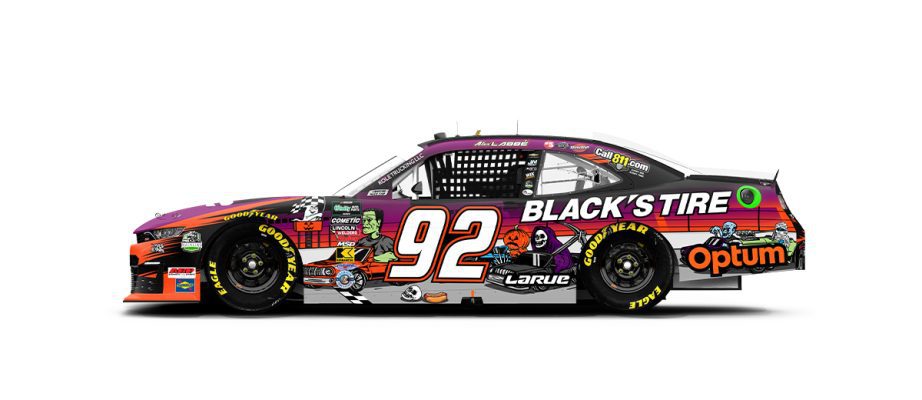 A graphic depicting the No. 92 Chevrolet.