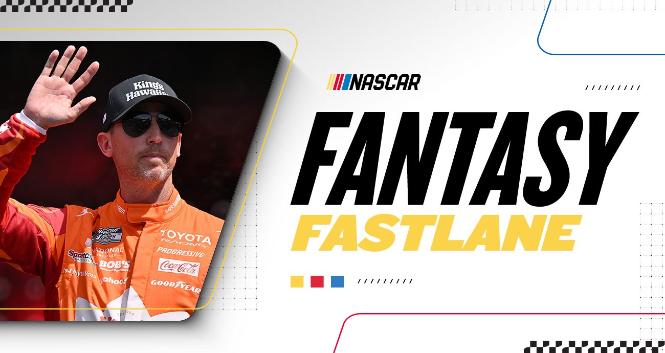 Denny Hamlin waves to the crowd at St. Louis.
