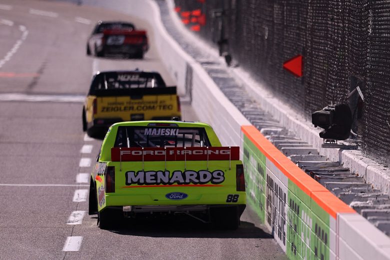 Ty Majeski drives at Martinsville.