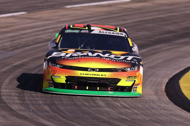 Justin Allgaier drives at Martinsville.