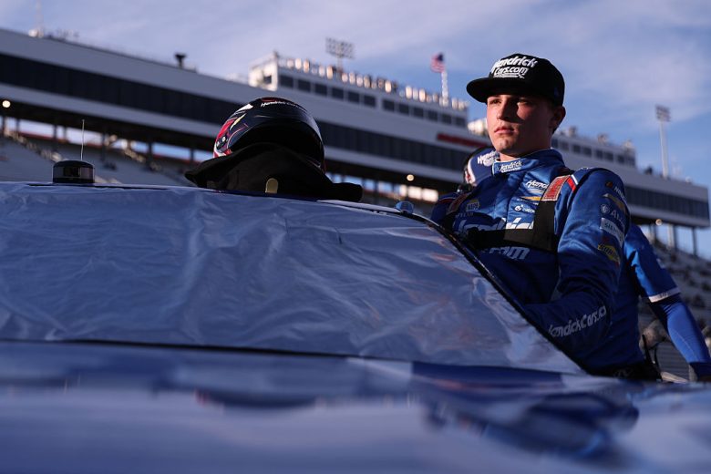 Corey Day enters his car.